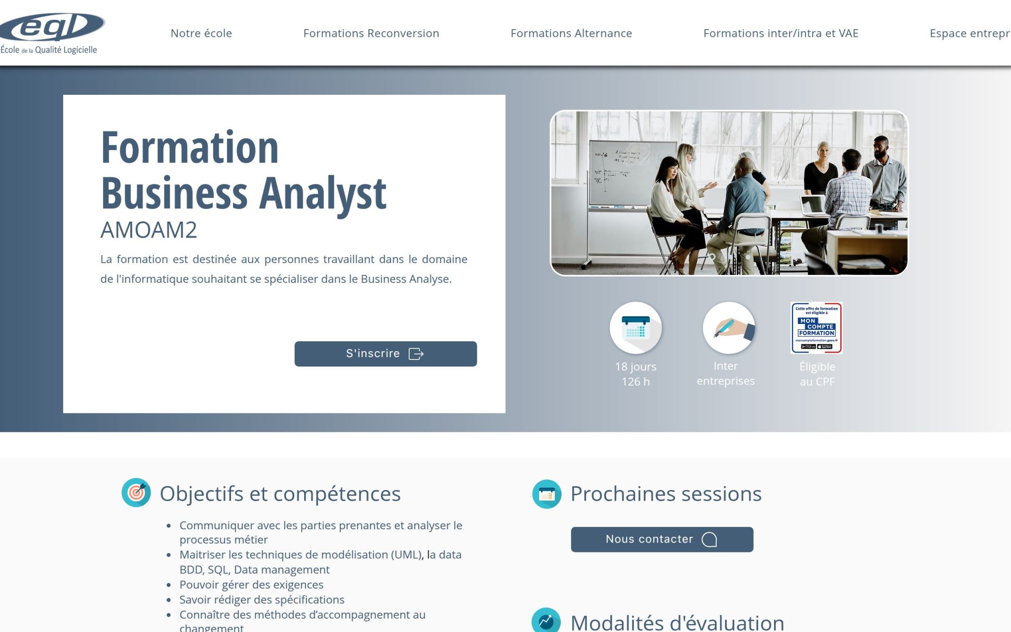 Formation Business Analyst - EcoleQL