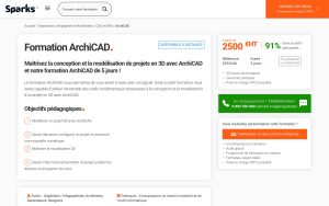 Formation ArchiCAD – Sparks