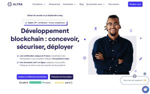 Formation Développement d’applications décentralisées blockchain : concevoir, sécuriser, déployer – Alyra