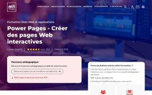 Power Pages – Créer des pages Web interactives – M2i