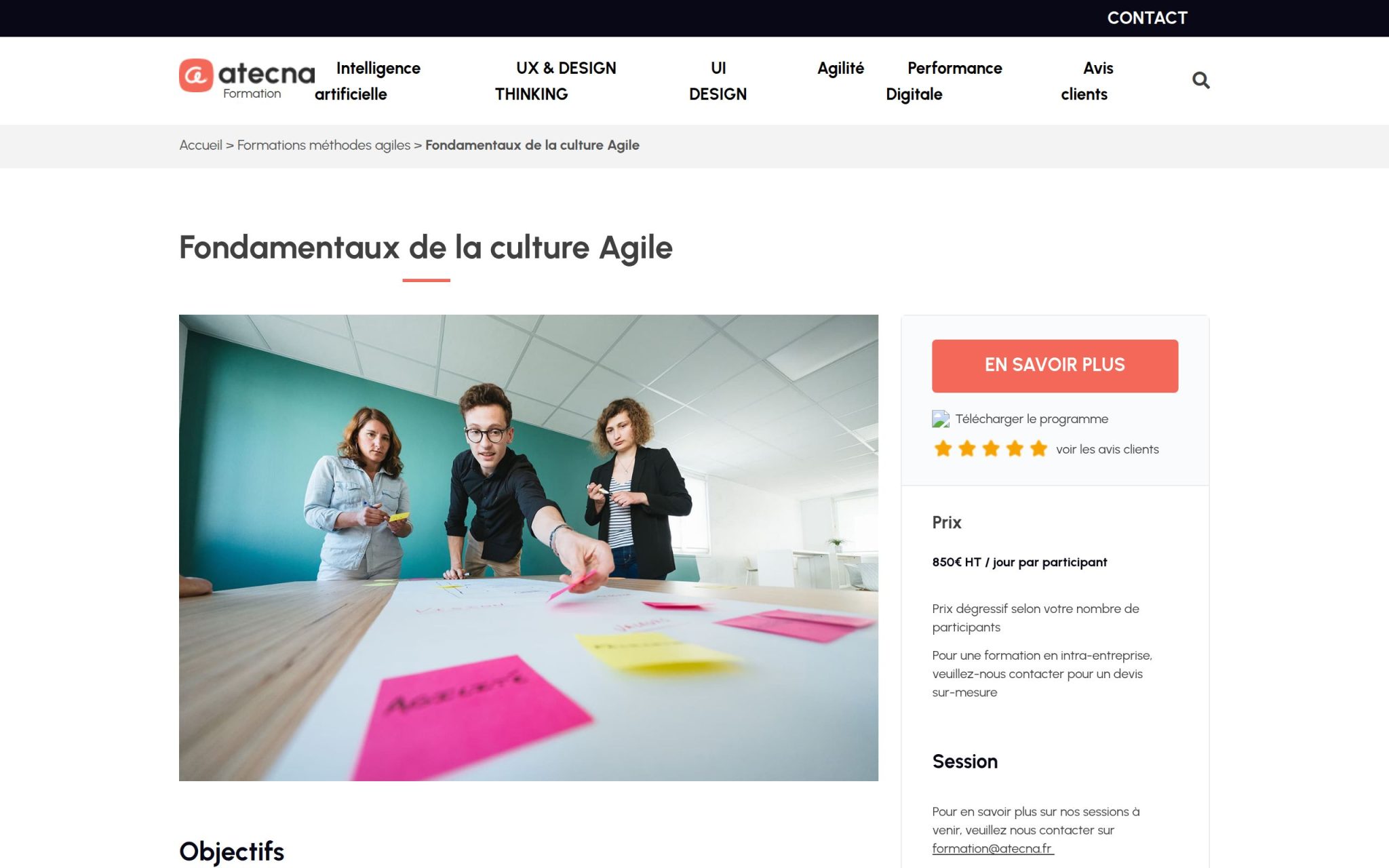 Fondamentaux de la culture Agile - ATECNA