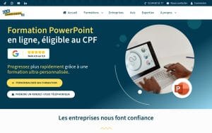 Formation PowerPoint en ligne, éligible au CPF - Clic Compétences