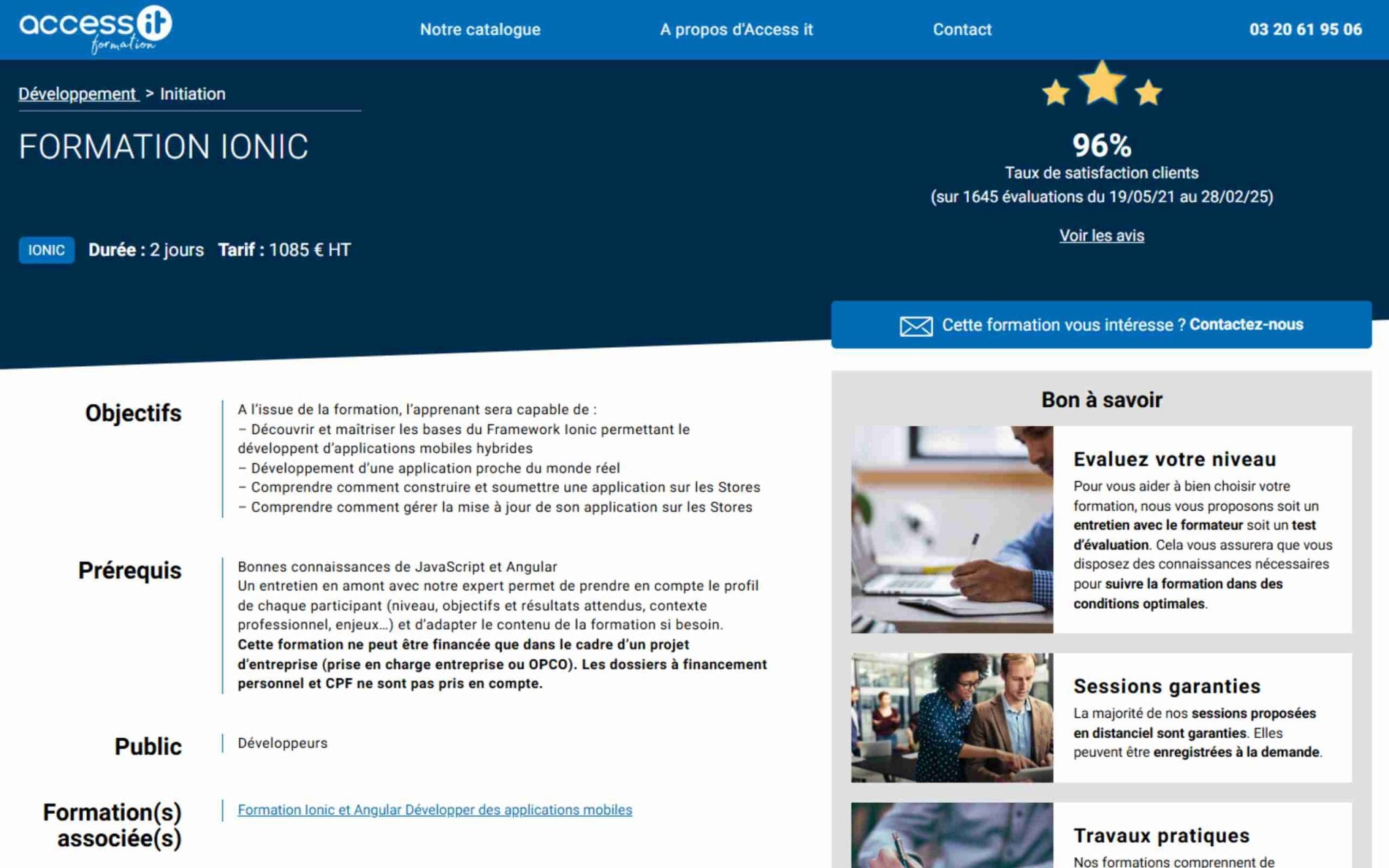 Formation Ionic - Access IT