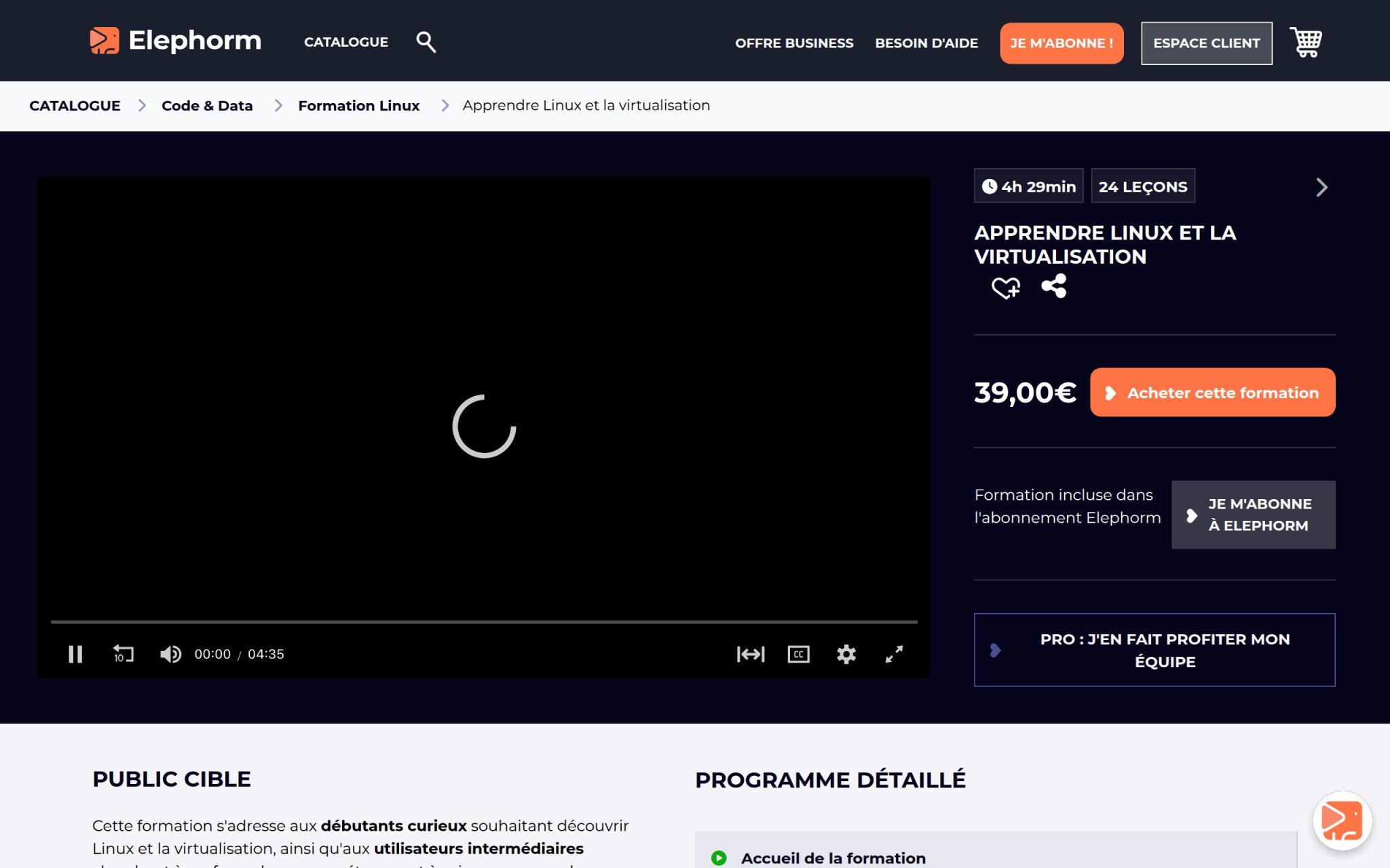 Apprendre Linux et la virtualisation - Elephorm