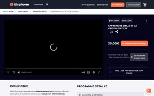 Apprendre Linux et la virtualisation – Elephorm