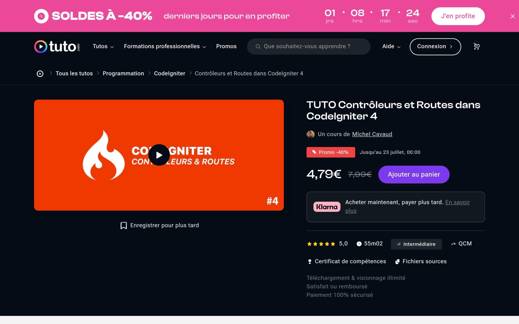 Contrôleurs et Routes dans CodeIgniter 4 - Tuto