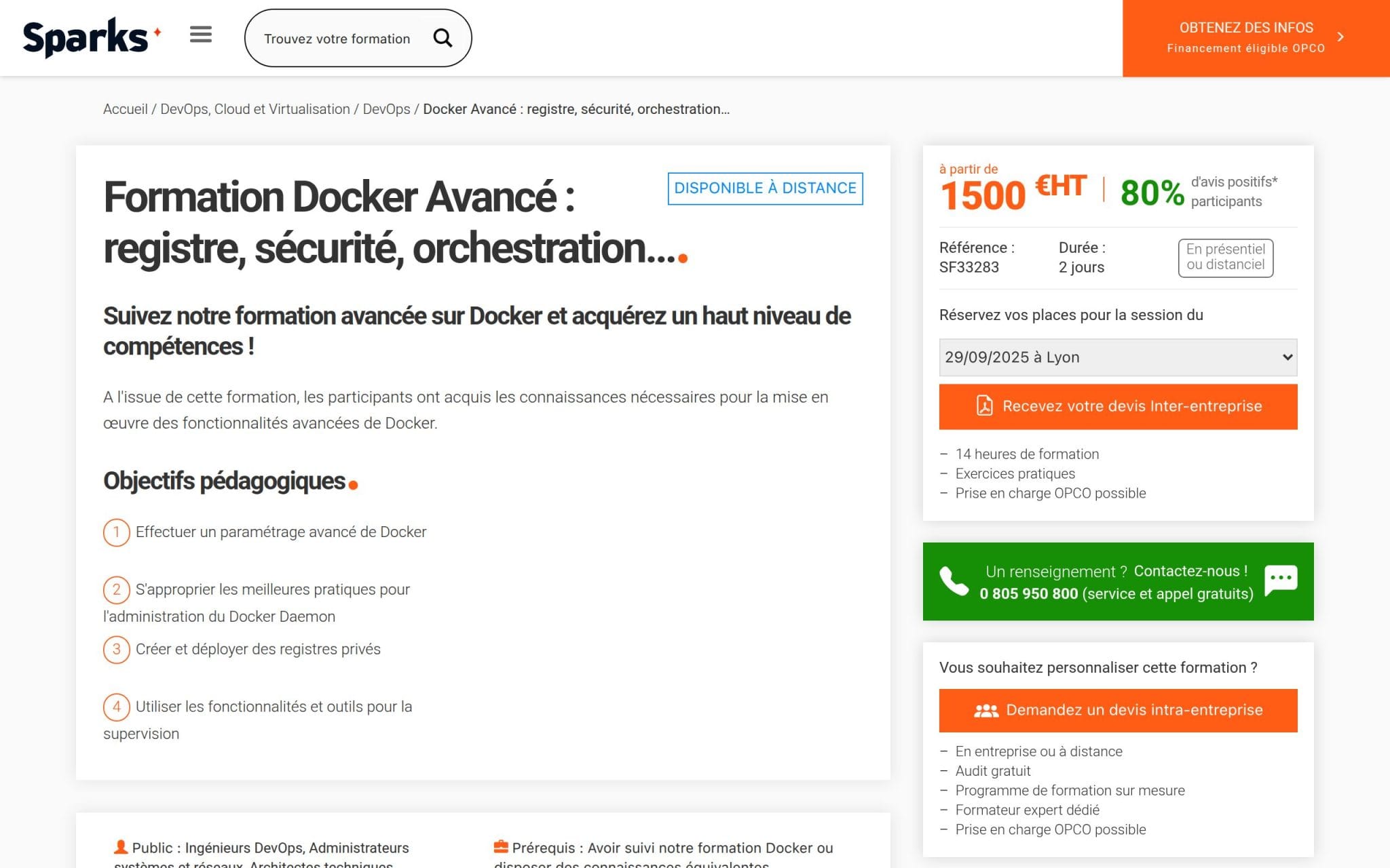 Formation Docker Avancé - Sparks