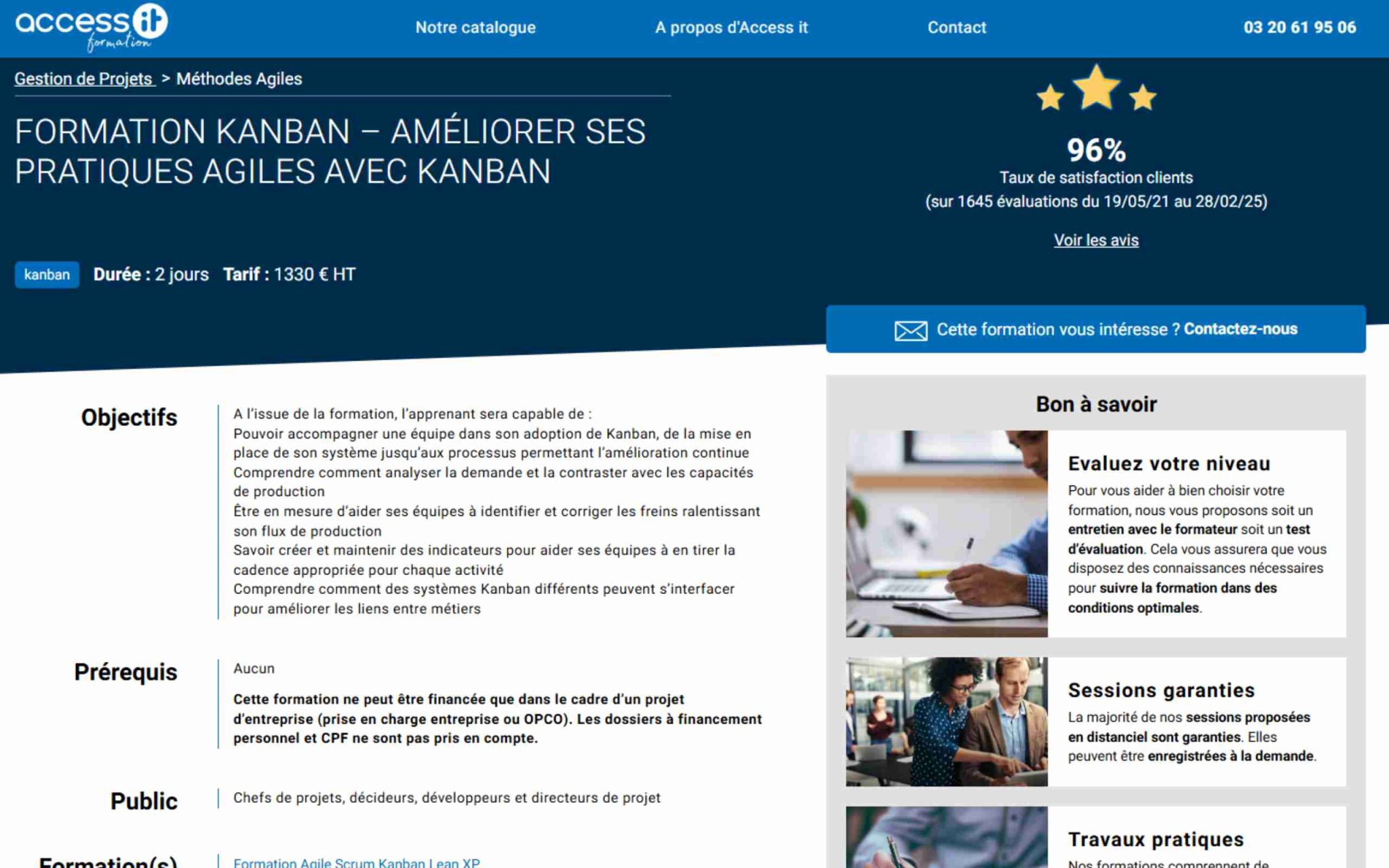 Formation Kanban â AmĂ©liorer ses pratiques agiles avec Kanban - Access IT