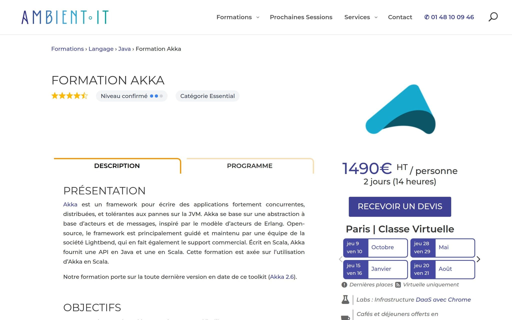 Formation Akka - Ambient IT