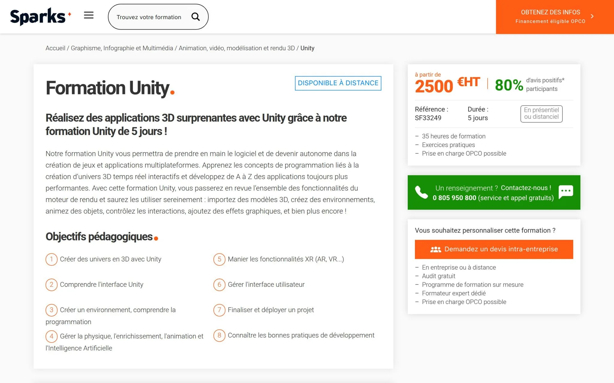 Formation Unity - Sparks