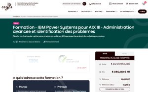Formation – IBM Power Systems pour AIX III – ib Cegos
