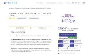 Formation Clean Architecture .NET Core – Ambient IT