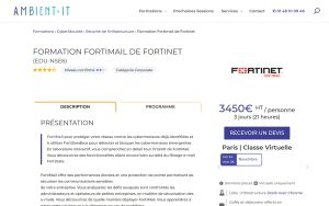 Formation Fortimail de Fortinet – Ambient IT