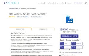 Formation Azure Data Factory – Ambient IT