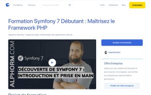 Formation Symfony 7 Débutant : Maîtrisez le Framework PHP – Alphorm
