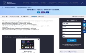 Formation : Python – Perfectionnement – ENI Service