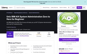 Unix IBM AIX System Administration Zero to Hero for Beginner – Udemy