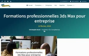 Formations professionnelles 3ds Max pour entreprise – Clic Compétences