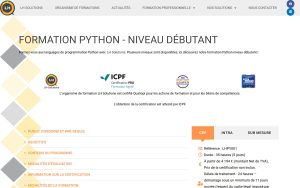Formation Python – Niveau débutant – LH Solutions