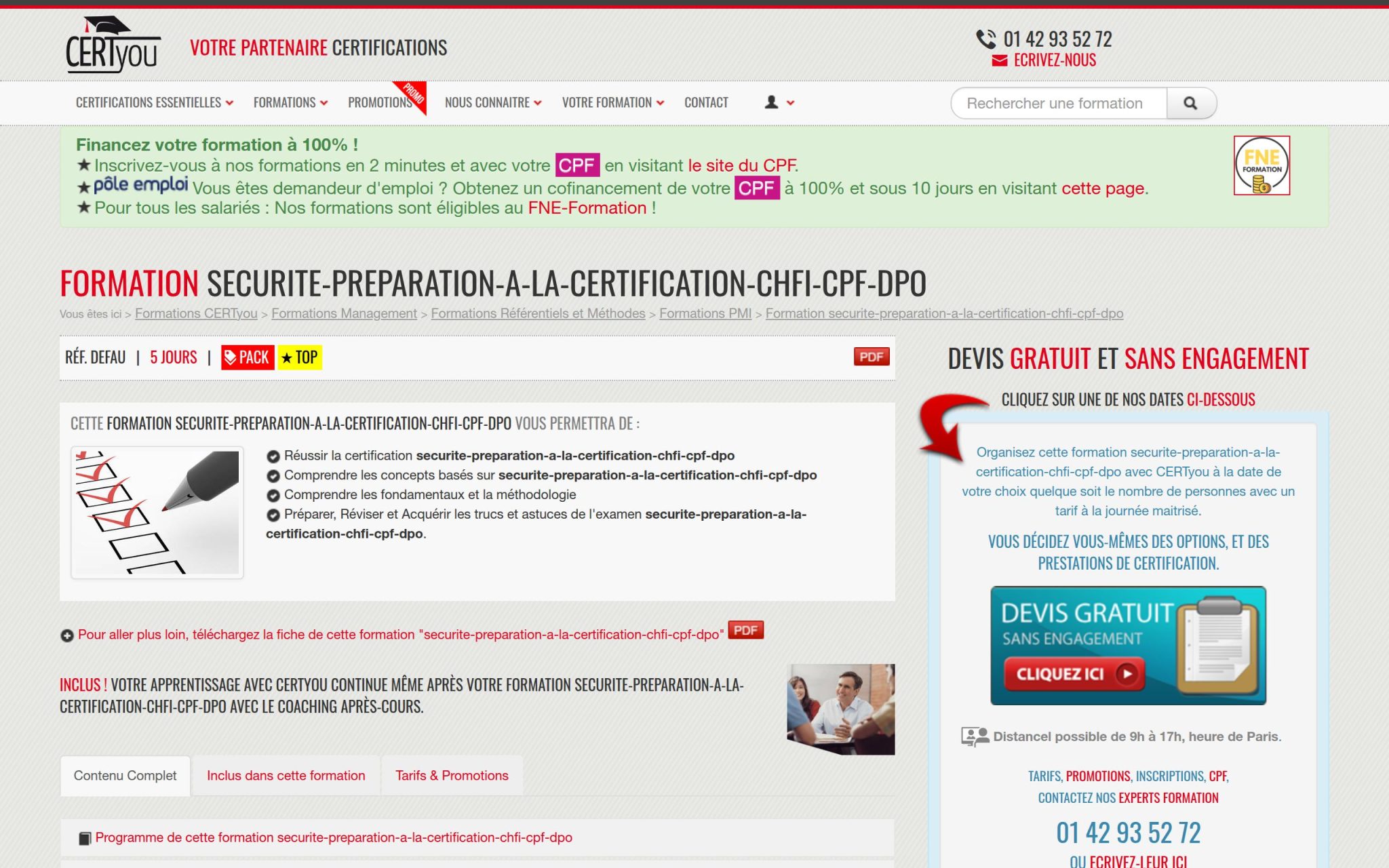 Formation Expert CHFI - CertYou