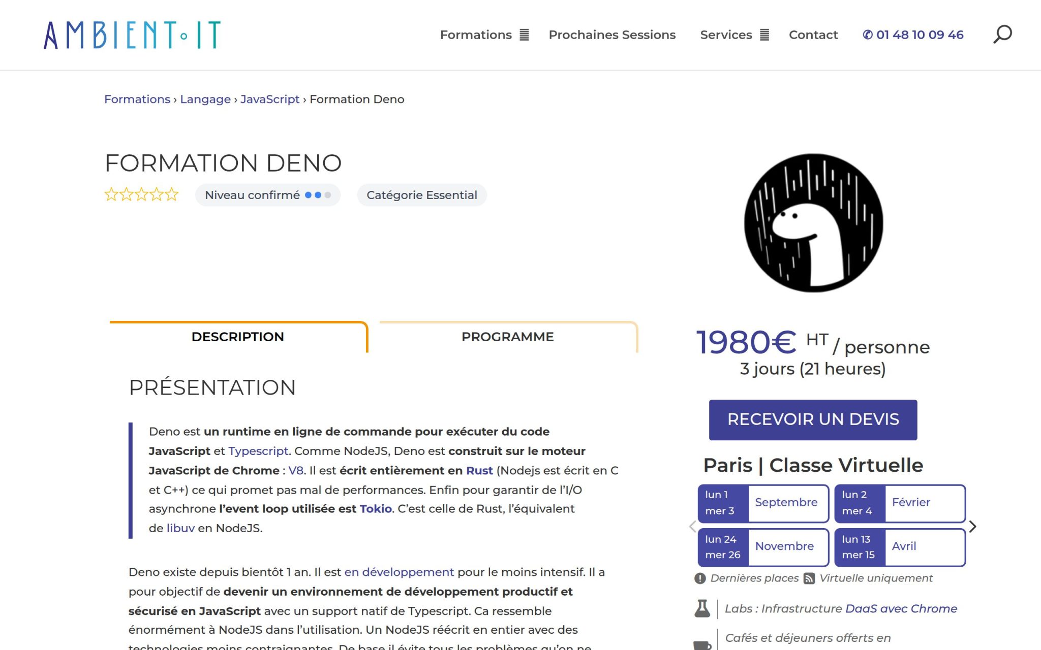 Formation Deno - Ambient IT