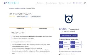 Formation Hasura – Ambient IT
