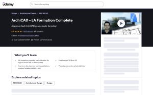 ArchiCAD – LA Formation Complète – Udemy