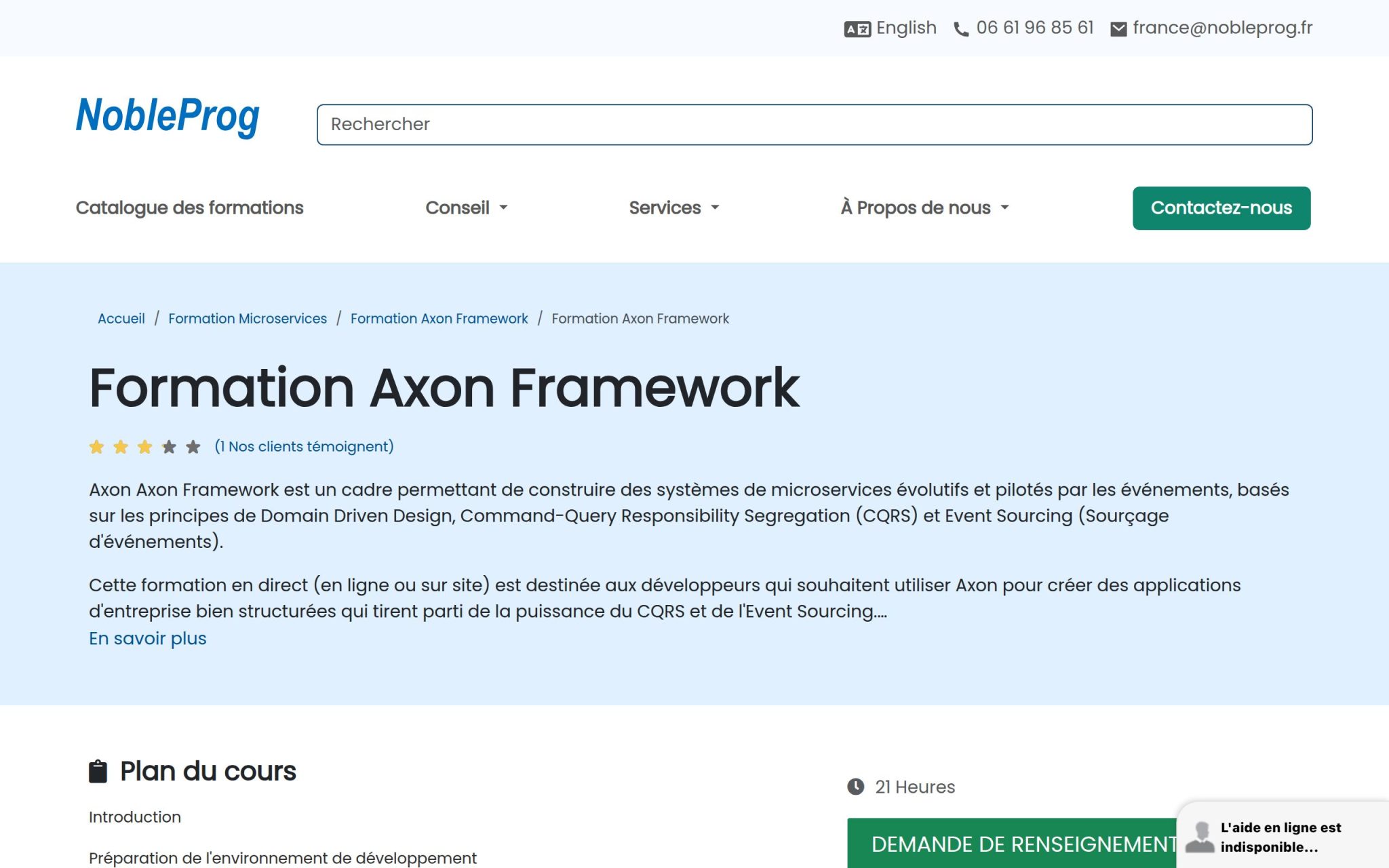 Formation Axon Framework - NobleProg
