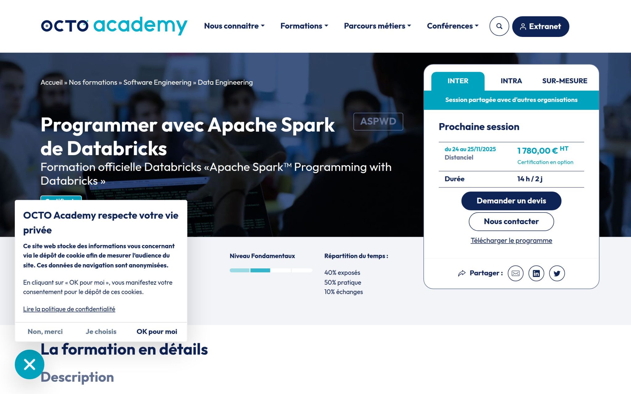 Programmer avec Apache Spark de Databricks - Octo Academy