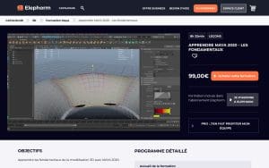 Apprendre MAYA 2020 – Les fondamentaux – Elephorm