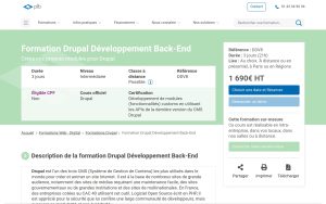 Formation Drupal Développement Back-End – Plb Consultant