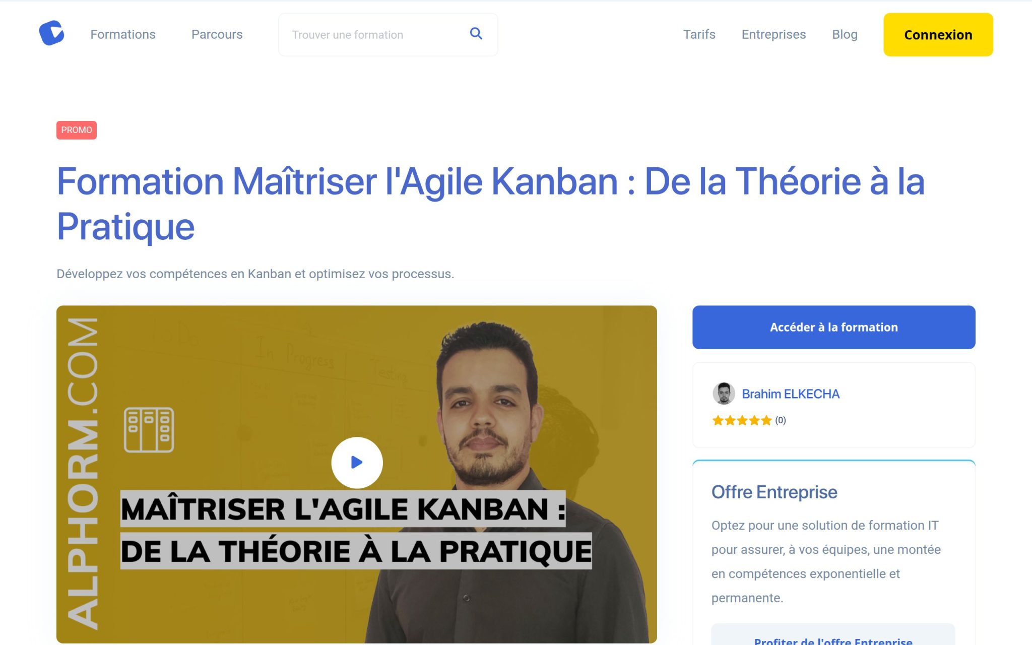 Formation Maßtriser l'Agile Kanban : De la Théorie à la Pratique - Alphorm