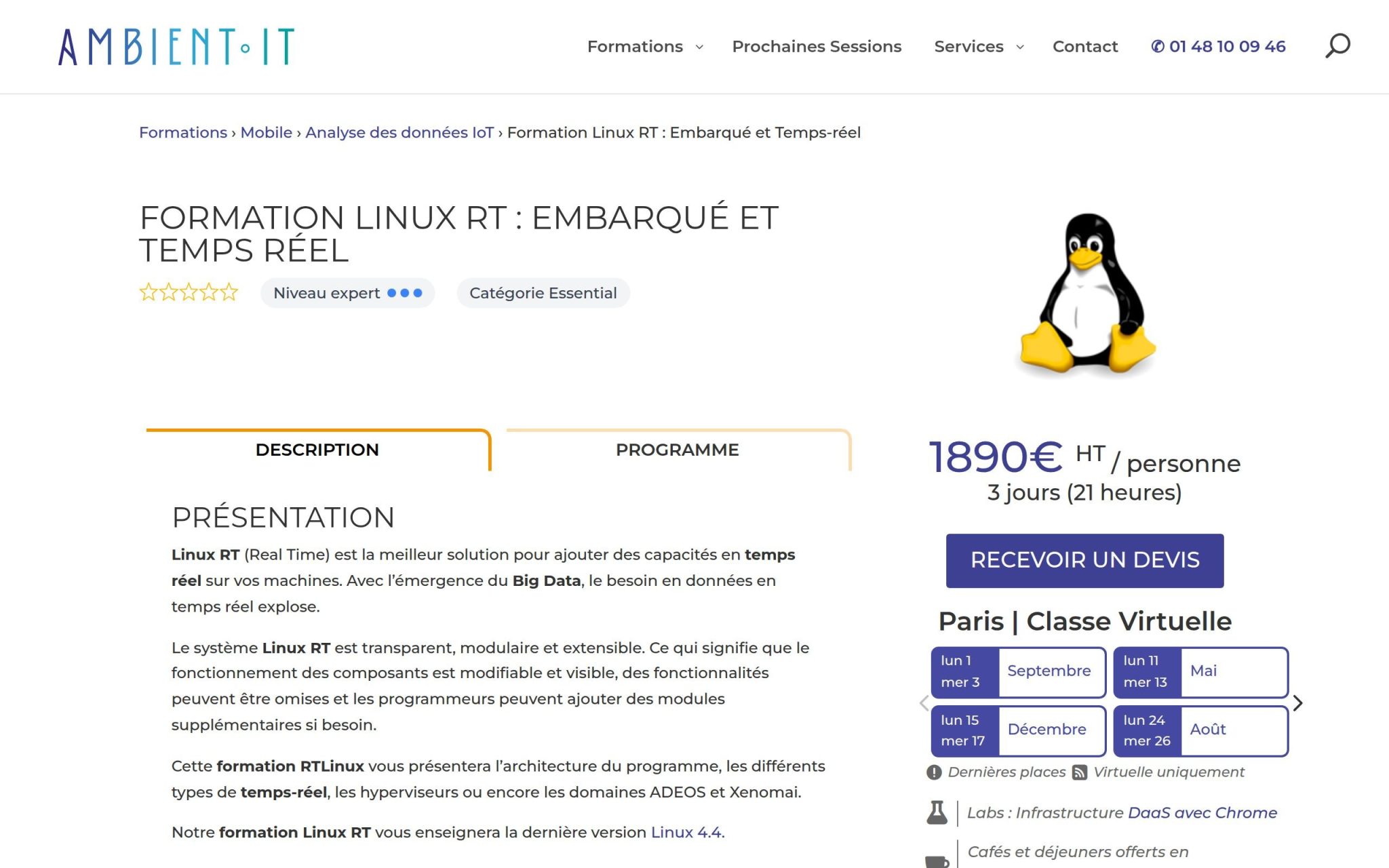 Formation Linux RT : Embarqué et Temps réel - Ambient IT