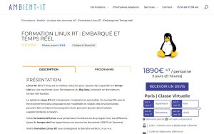 Formation Linux RT : Embarqué et Temps réel – Ambient IT