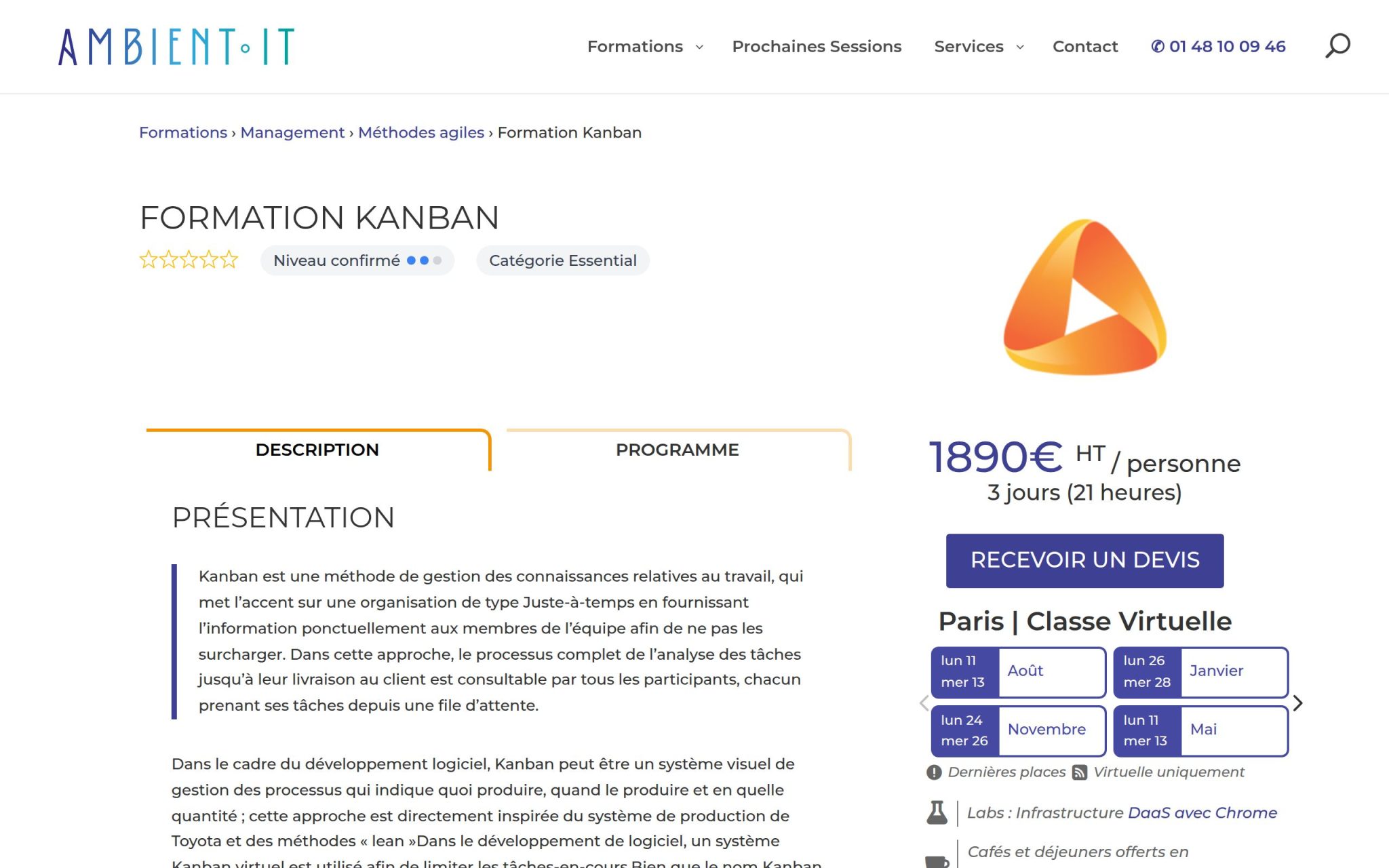 Formation Kanban - Ambient IT