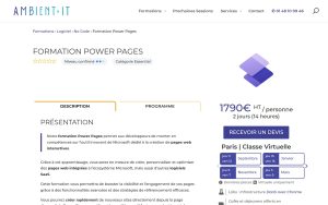 Formation Power Pages – Ambient IT