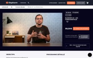 Blender 2.8 – Les fondamentaux  – Elephorm