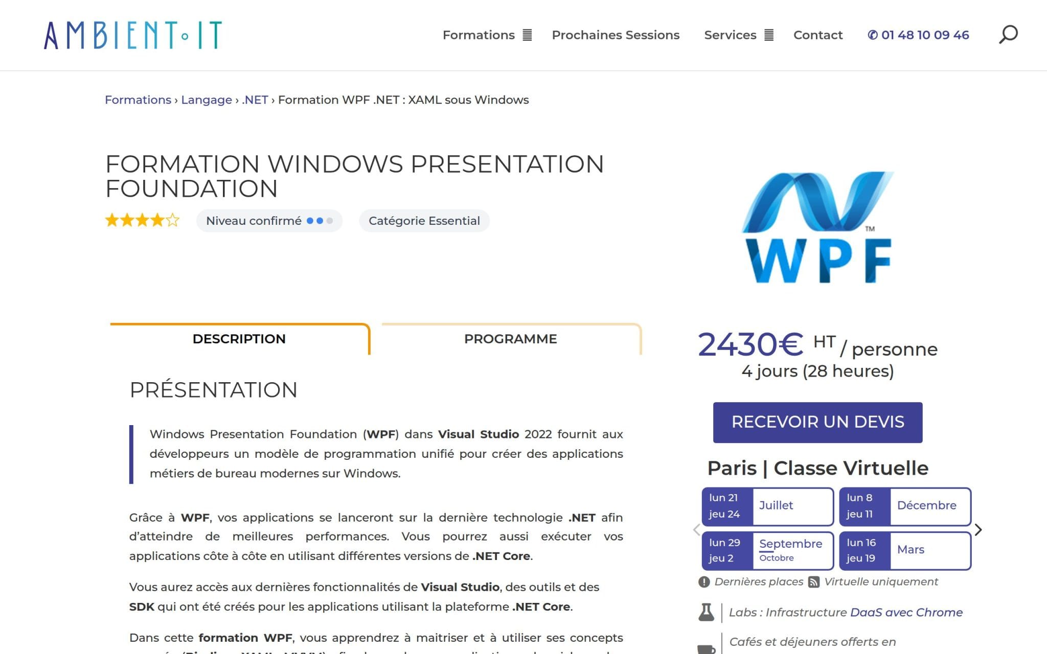 Formation Windows Presentation Foundation - Ambient IT