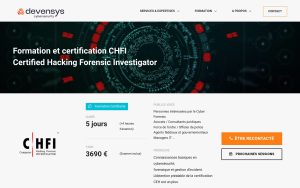 Formation et certification CHFI – Devensys Cybersecurity