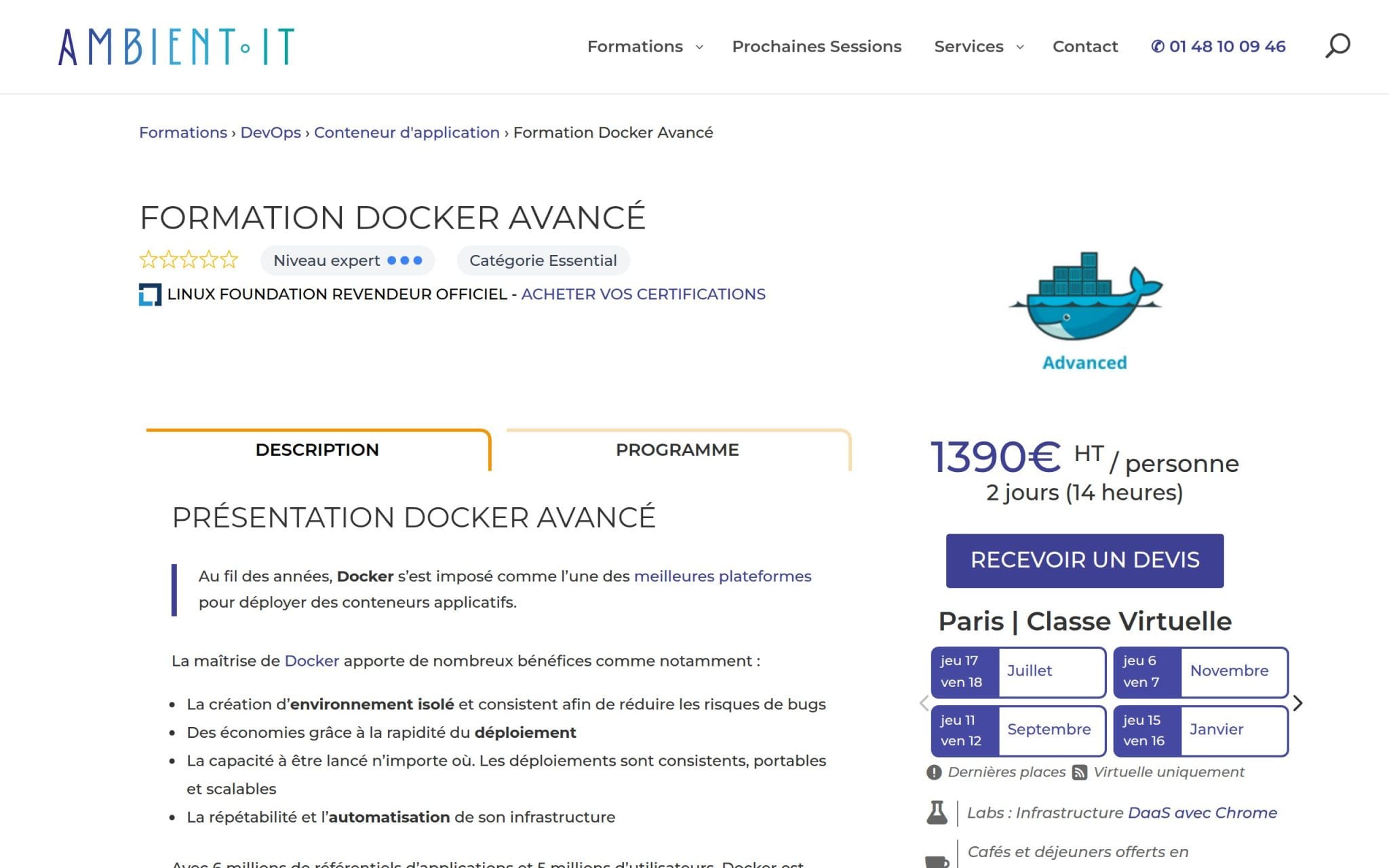 Formation Docker Avancé - Ambient IT
