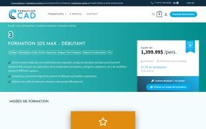 Formation 3ds Max – Débutant – Formation CAD