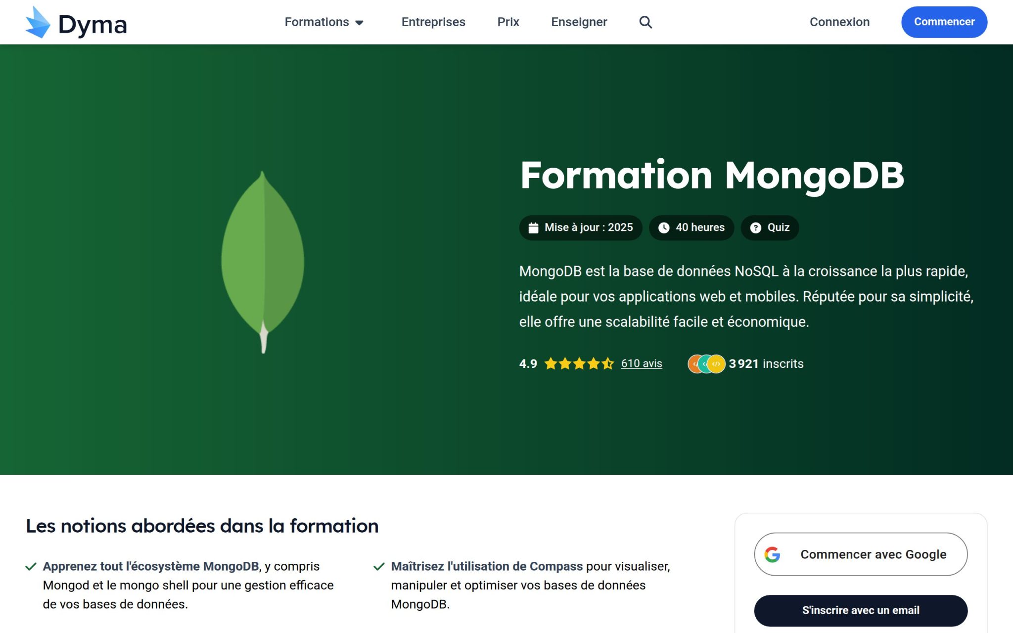 Formation MongoDB - Dyma