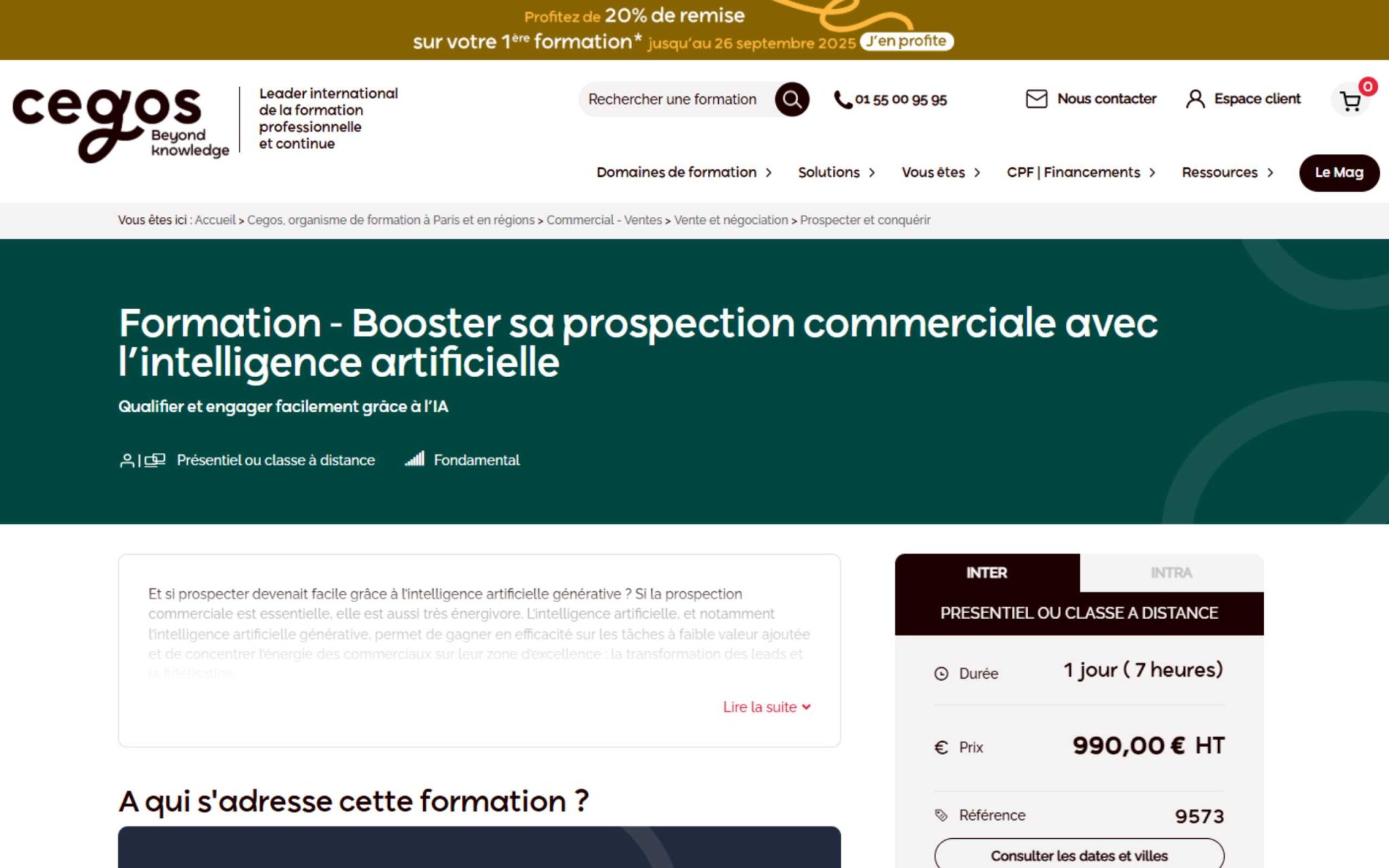 Booster sa prospection commerciale avec lâintelligence artificielle - Cegos