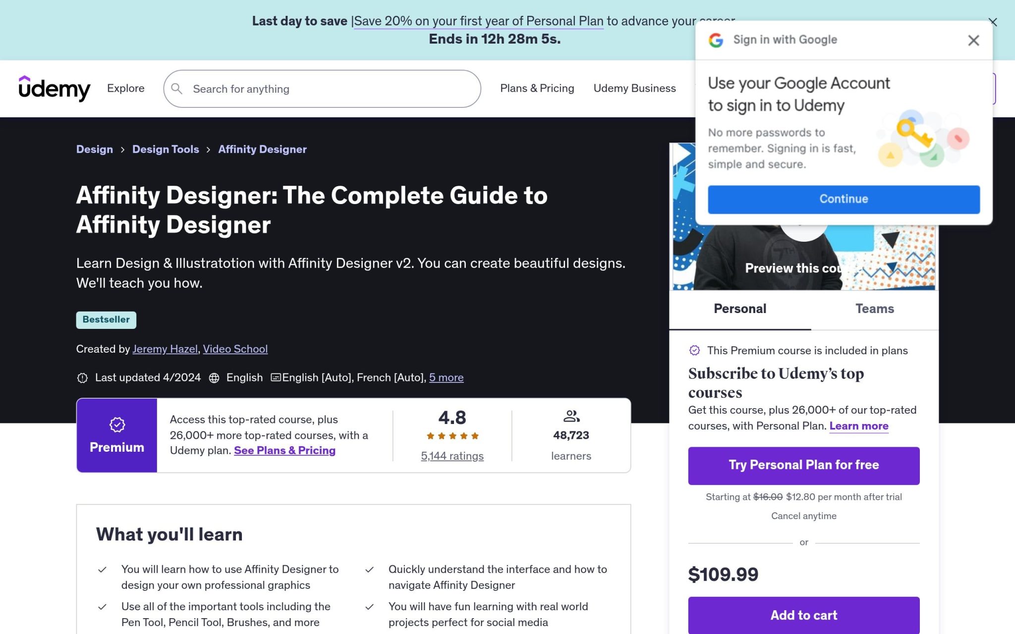 Affinity Designer: The Complete Guide to Affinity Designer - Udemy