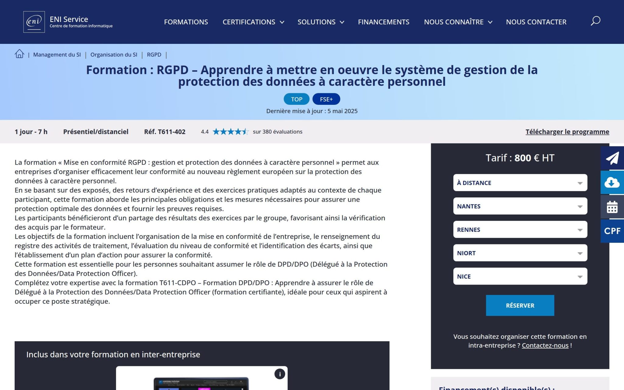 RGPD - ENI Service