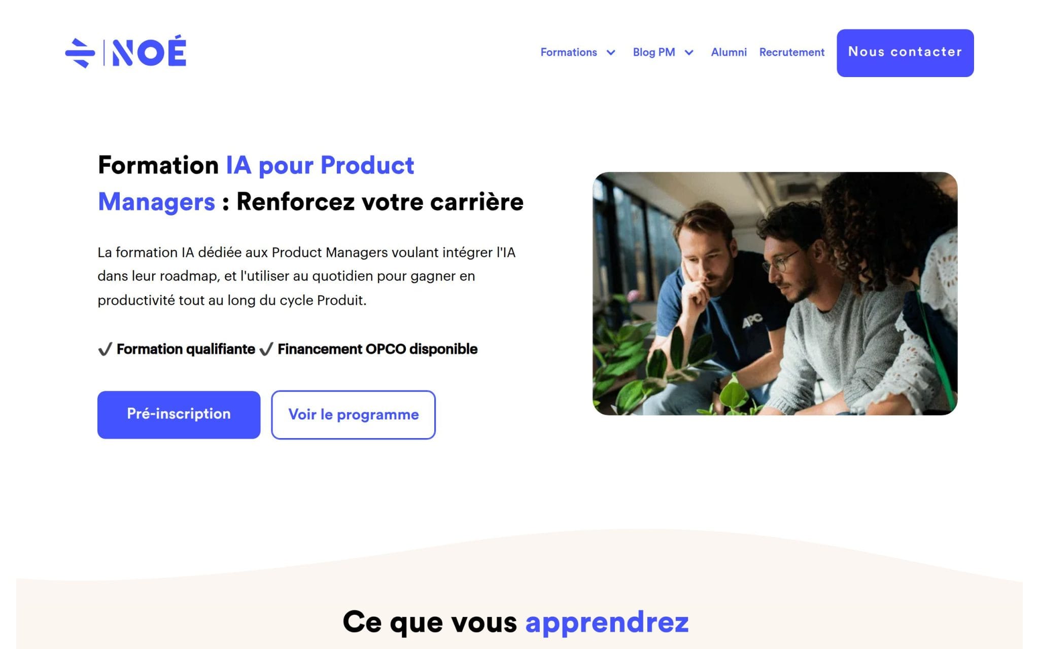 Formation IA pour Product Managers : Renforcez votre carriÚre - Noé