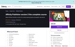 Affinity Publisher version 2 the complete course - Udemy