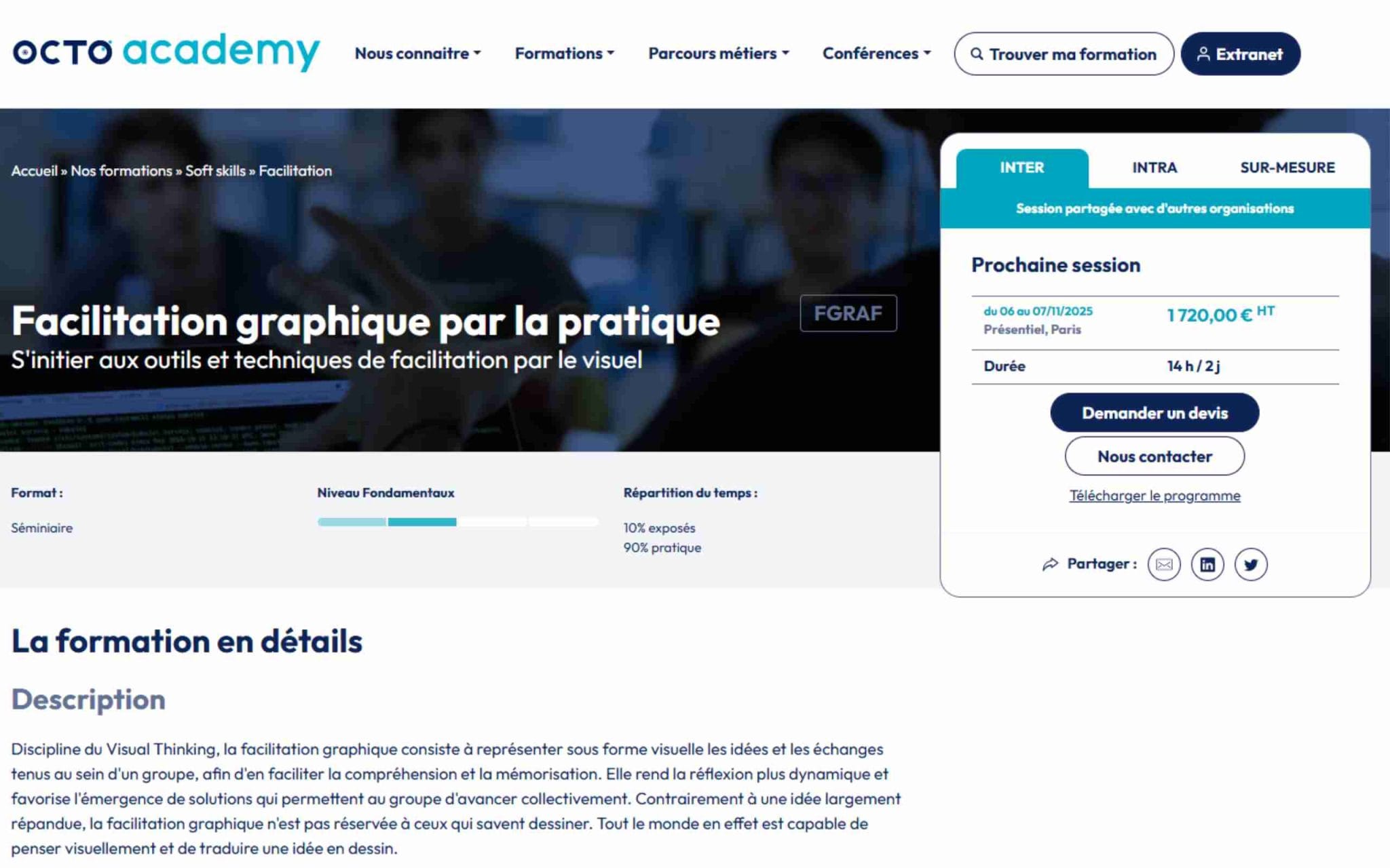 Facilitation graphique par la pratique - Octo Academy