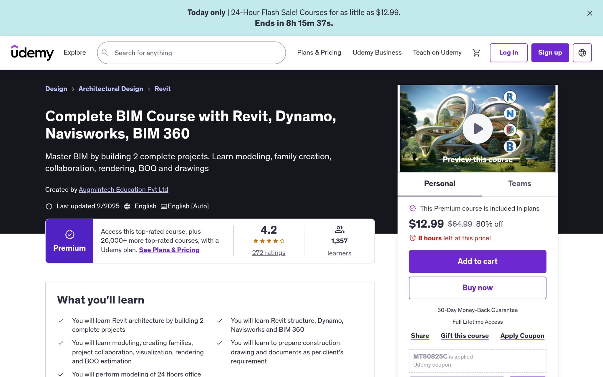 Complete BIM Cours - Udemy