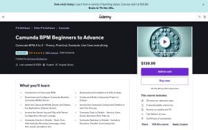 Camunda BPM Débutants pour progresser - Udemy